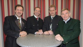 v.li.n.re. Robert Schrittwieser, Peter Tautscher, Jakob Holzer und Hannes Schuhmann.  